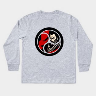 Swordmaster's Legacy : Musashi's Crest Kids Long Sleeve T-Shirt